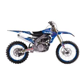 Blackbird lipdukų rinkinys + sėdynės užvalkalas Dream 4 mėlyna/juoda Yamaha YZ 125-250cc 2022