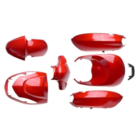 Maxtuned Plastikų Komplektas Peugeot Kisbee 50cc 11-18 Raudonas
