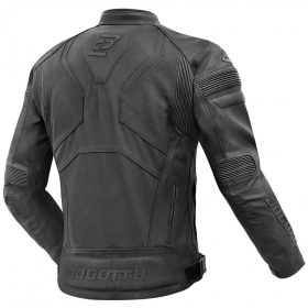 Bogotto Black-X Leather Jacket For Men