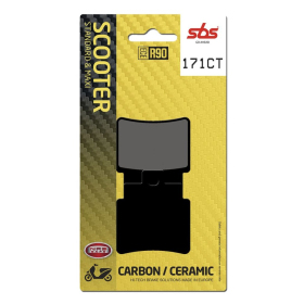 SBS 171CT Scooter Carbon Tech Organic Brake Pads Kymco / SYM 250-300cc 01-13