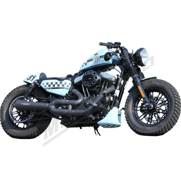 CULT WERK Priekinė apdaila juoda Bobber Harley Davidson XL 883-1200cc 1986-2022