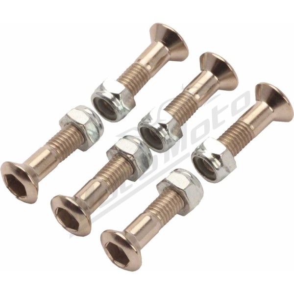 RFX Race M8 x 35 mm žvaigždutės varžtų ir veržlių rinkinys - 6 vnt.