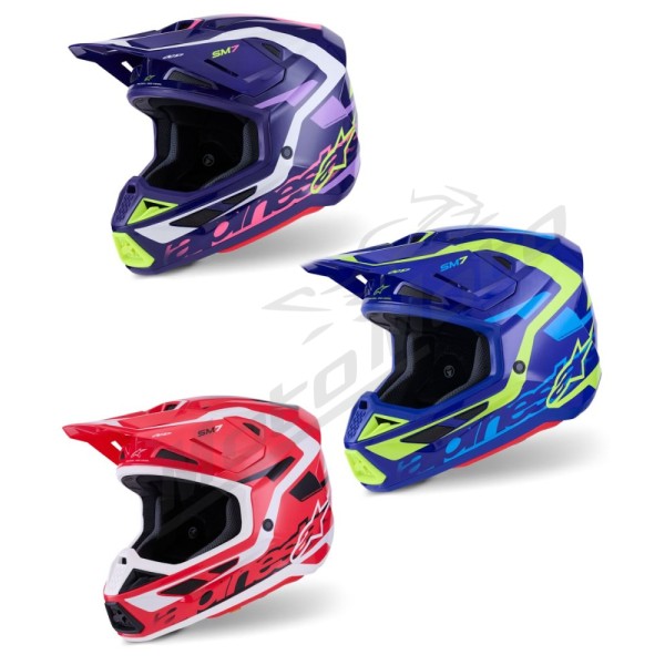 ALPINESTARS SM7 Deed krosinis šalmas