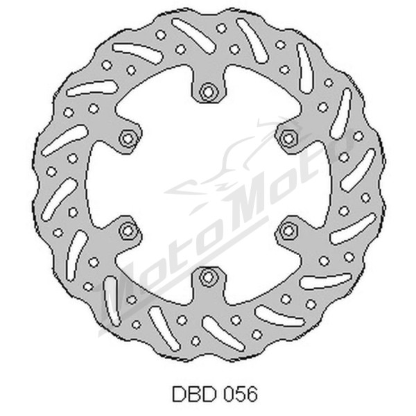 Delta braking rear disc (220x108,2x4mm) Beta 125-480 2T / 4T 13-21