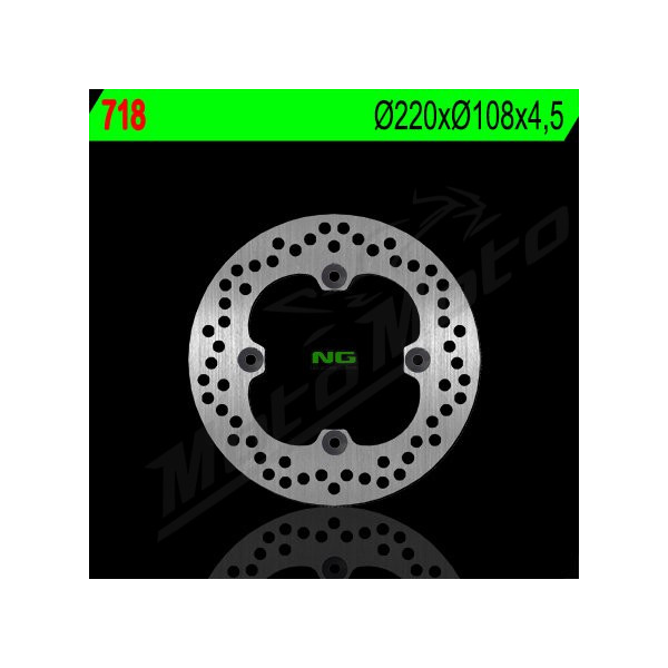 NG BRAKES Galinis fiksuotas stabdžių diskas 220mm Ducati MH 748-998cc 95-02
