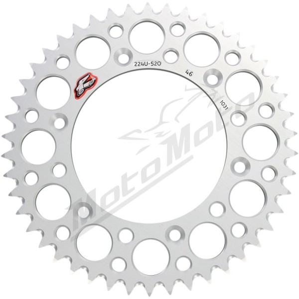 RENTHAL Ultralight Rear Sprocket 520-46 GAS GAS MC/EC 125-700 22-26/HUSQVARNA FE/FC/TE 125-701 14-25