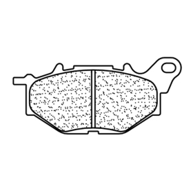 CL BRAKES 1240XBK5 stabdžių trinkelės YAMAHA MT-03 / R3 / YZF-R3 300-320 15-24