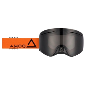 AMOQ Vision Vent+ Magnetic Motocross / Snow Goggles Red / Black (Smoke Lens)