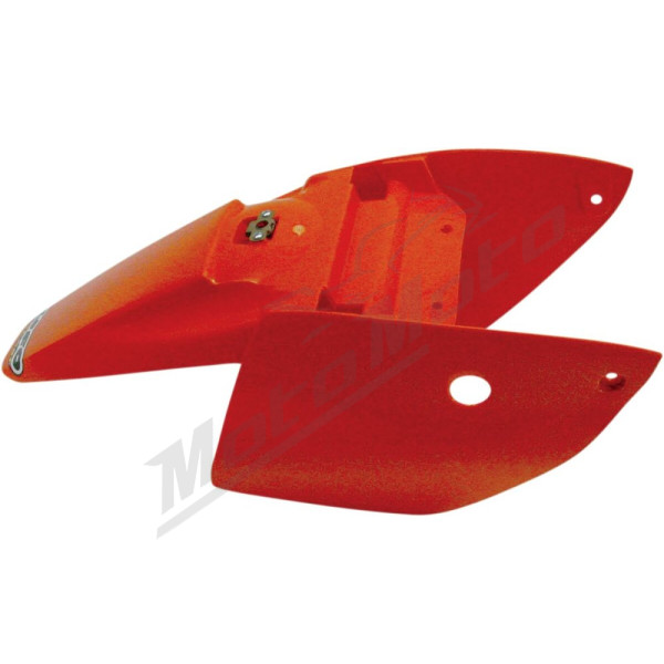 UFO Galinis Sparnas + Šoniniai Plastikai KTM SX / XC 65cc 02-08 Oranžinė