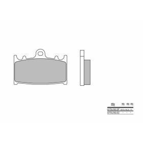 BREMBO Street Sintered stabdžių trinkelės SUZUKI VL 1500 INTRUDER 2002-2009