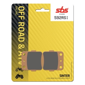 Sbs stabdžių trinkelės 592RSI Racing Sintered Honda / Kawasaki / Suzuki / Yamaha