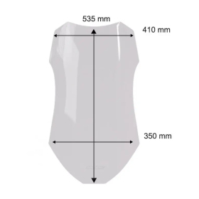 WRS Priekinis Stiklas Yamaha MT-07 Tracer 2025 Skaidrus