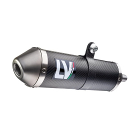 LEOVINCE X-FIGHT Carbon Fiber / Stainless Steel Slip-On Muffler Rieju MRT 50 21-23 