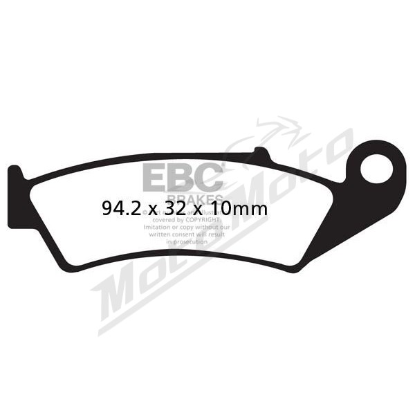EBC Organic Base "FA" Brake Pads HONDA VRF / RVF / NR 400-750cc 88-97