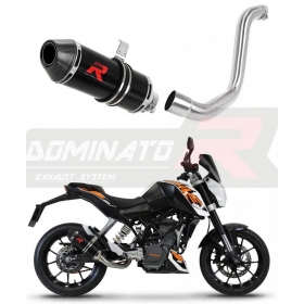 Duslintuvo kompl. Dominator HP3 BLACK KTM 125 Duke 2012-2016