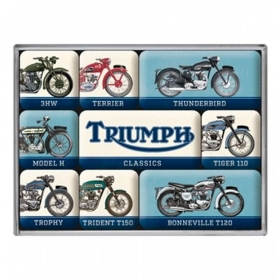 Magnetukų kompl. Triumph - Model Chart 2,2x2,2 / 4,5x2,2 9vnt.
