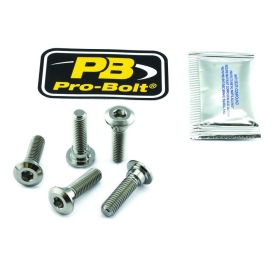PRO BOLT Titanium Brake Rotor Mounting Bolt Kit Kawasaki EX / NINJA / Z / ZRX / ZX-4 300-1100cc 97-25