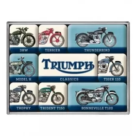 Set of magnets Triumph - Model Chart 2,2x2,2 / 4,5x2,2 9pcs.