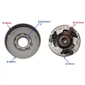 Clutch kit ATV 110cc AUTOMATIC