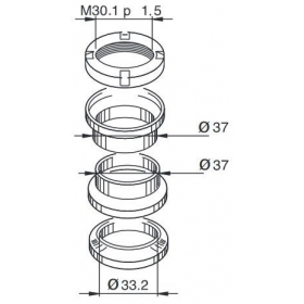 Fork bearing set BUZZETTI PEUGEOT SPEEDFIGHT 1-2 / VIVACITY / TREKKER / LUDIX