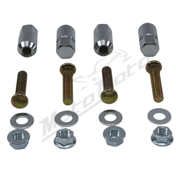 ALL BALLS Priekinio rato varžtai su veržėlmis Polaris Ranger / RZR 570-800 09-17