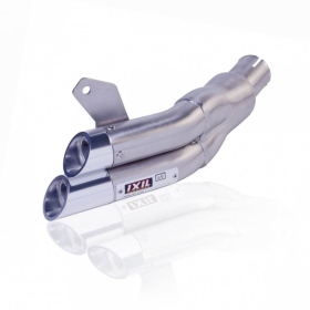 IXIL dvigubas Hyperlow L2X duslintuvas nerūdijantis plienas / poliruotas aliuminis Aprilia CR125 - XA0319V