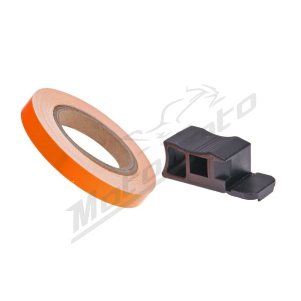 101 OCTANE Rim Tape Neon Orange 6m x 7mm
