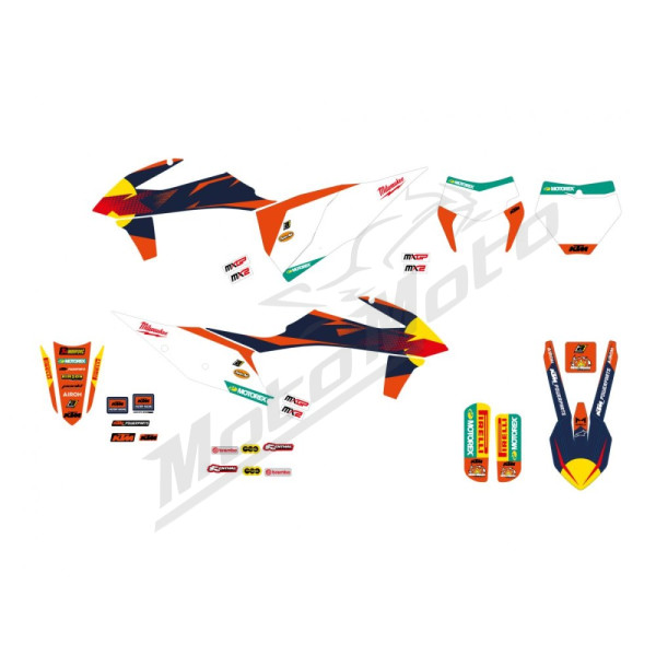BLACKBIRD RACING Grafikų komplektas KTM SX / SX-F 125-450cc 19-22