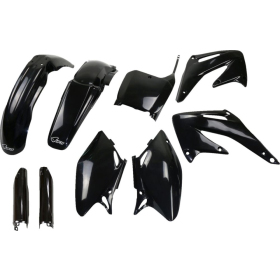 UFO Plastikų kompl. Honda CRF 450R 02-03 Juoda