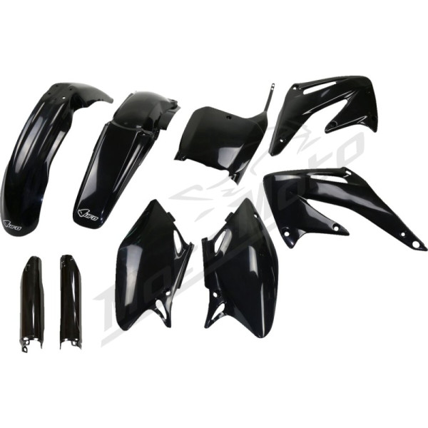 UFO Plastikų kompl. Honda CRF 450R 02-03 Juoda
