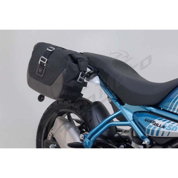 SW-MOTECH Legend Gear LC1 & LC 2 Side Bag System Brown Edition Royal Enfield Guerrilla 450 2024