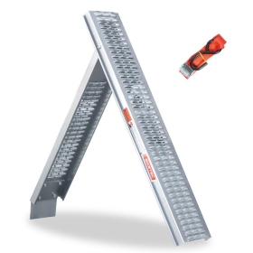 Biketec universal folding steel ramp 215cm x 26cm max. 227kg