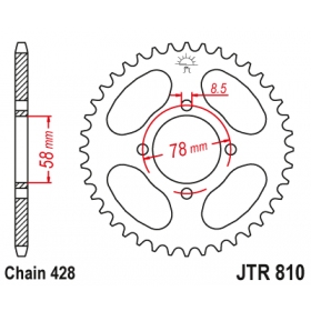 Rear sprocket JTR810