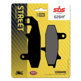SBS HF Street 626HF Ceramic Organic Brake Pads Suzuki DR 650-800cc 88-92
