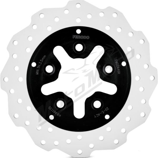 Ferodo Front brake disc 226mm Peugeot / SYM 50-150cc 09-19