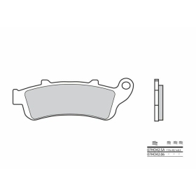 BREMBO Street Carbon Ceramic Brake pads ​​​​​​​HONDA FJS 400 SILVER WING 2009-2015
