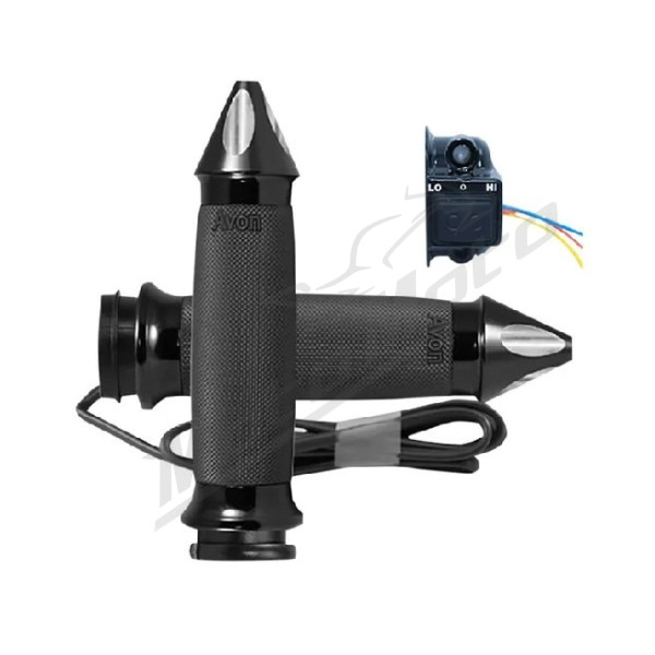 AVON GRIPS Heated Grips  Harley Davidson FLDE / FLFBS / FLHC / FLHCS / FLHR / FLHRC / FLHRXS / FLHT / FLHTC / FLHTCU / FLHTCUL / FLHTCUTG / FLHTK / FLHTKL / FLHTKSE / FLHX / FLHXS / FLHXSE / FLHXXX / 
