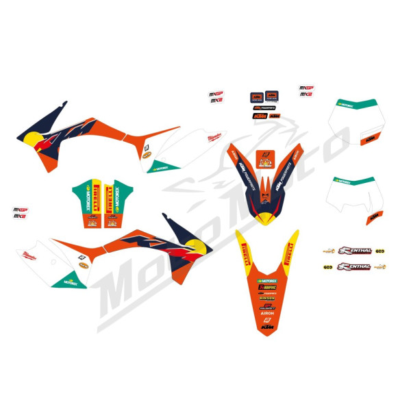 Blackbird lipdukų rinkinys REPLICA TEAM KTM FACTORY MXGP 26 KTM SX / SX-F / EXC / EXC-F 125-500cc 11-13