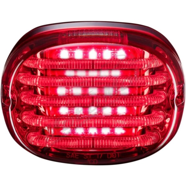 CUSTOM DYNAMICS ProBEAM® Squareback LED Taillight Kit Harley Davidson FLD / FLDE 883-1977cc 88-24