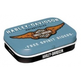 Box of mint sweets HARLEY-DAVIDSON MOTORCYCLE 62x41x18mm 4pcs.