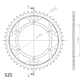 Supersprox / JT Rear sprocket 300.46 46t