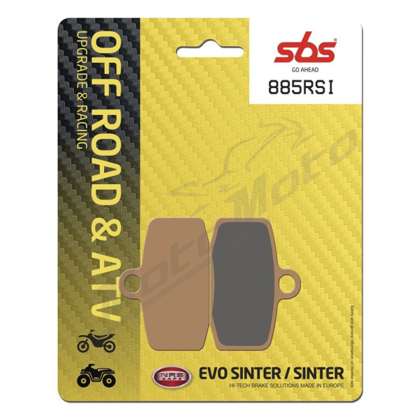 SBS RSI Offroad Racing Sintered Brake Pads Husqvarna / KTM / Sherco 80-350cc 12-23