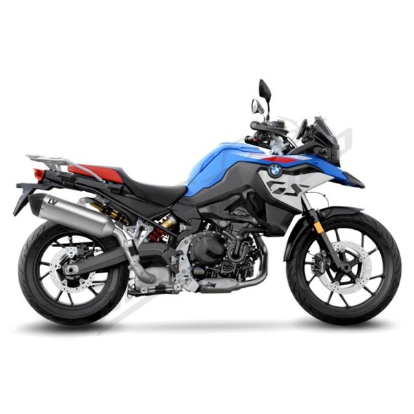 LEOVINCE LV-14 Stainless Steel Slip-On Muffler BMW F 750-900 GS 18-25