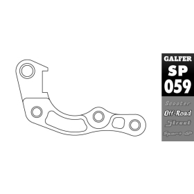 GALFER Brake Caliper Relocation Bracket