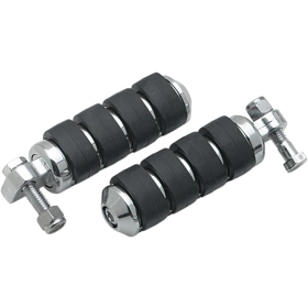 KURYAKYN ISO Small Pegs Chromed Harley Davidson FX / FXD / FXDX / FXRS / XL / XLH883/1800 84-17