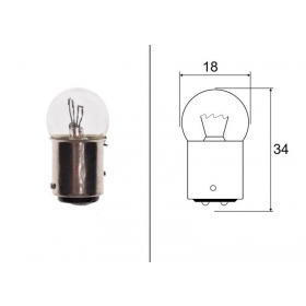 LEMPUTĖS 12V 23/8W G18 BAY15D / 10 VNT