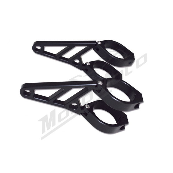 HIGHSIDER Pro Headlight bracket set blak Ø42-43mm