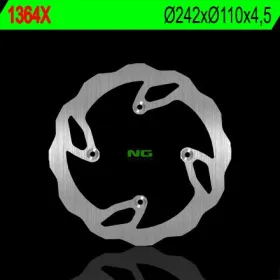 NG BRAKES Galinis fiksuotas Wave stabdžių diskas 242mm TM Racing EN / MX 125-530cc 06-09