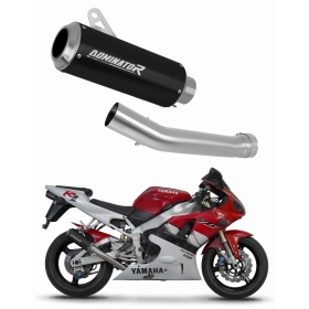 Yamaha YZF R1 1000 RN04 2000-2001 Exhaust Silencer Muffler GP BLACK + dB killer