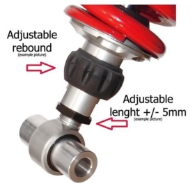 YSS Topline Z-Series MZ456 Rear Shock Absorber Yamaha MT-09 14-20